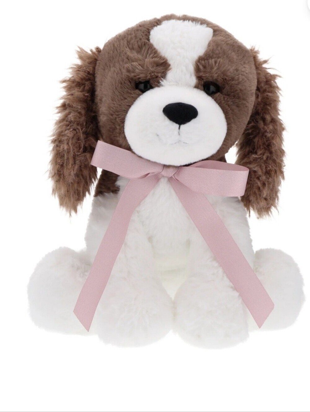 New realistic Dog Plush toy Springer Spaniel brown & white Mother's Day 2026